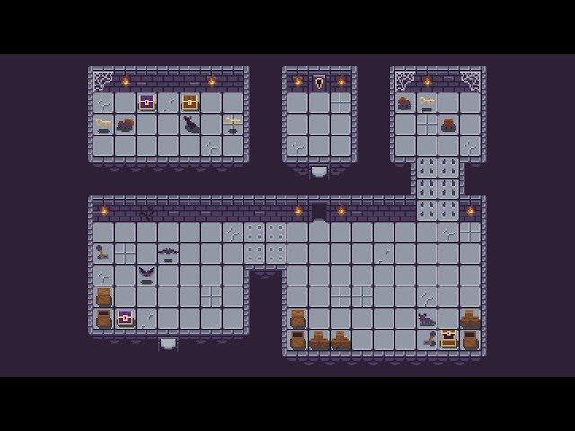 Weekly Pixels: Classic Dungeon Tileset with Animation Timelapse