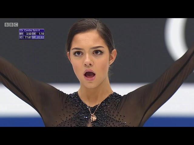 Evgenia Medvedeva - World Championships 2019 Free Skate FS (U.K BBC)