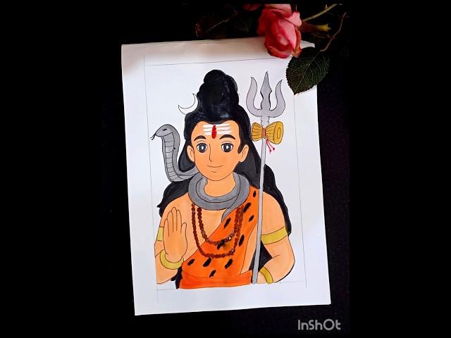 Lord Shiva #painting #drawing #shorts