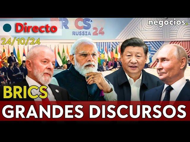 DIRECTO | CUMBRE BRICS EN KAZÁN: DESAFÍO A OCCIDENTE, BATALLA CONTRA EL DÓLAR Y NUEVO ORDEN MUNDIAL