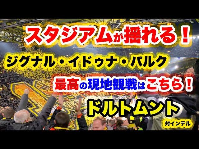 [ドルトムント]大熱狂のチャンピオンズリーグ・インテル戦は、スタンドが…ヤバすぎた。これはまた行きたすぎる…