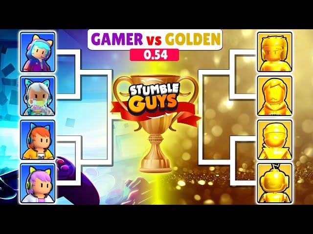 GAMER Vs. GOLDEN | New Map ICE CARAMBA | Stumble Guys Tournament