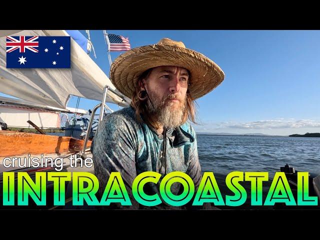 Cruising inside the Intracoastal waterway to the Brisbane River & Snorkeling a Shipwreck!