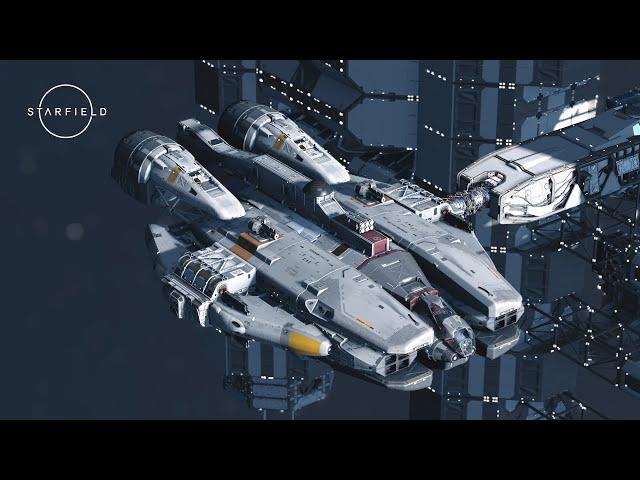 Starfield Ship Building Guide - Star Wars VCX-100 light freighter