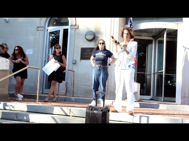 Mikie Sherrill comments at SCOTUS protest