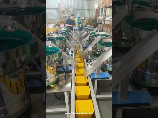 Automatic screws bag packaging machine with weight checker system