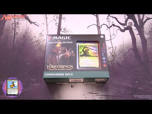 Lord of the Rings MTG Commander Deck: The Hosts of Mordor Unboxed