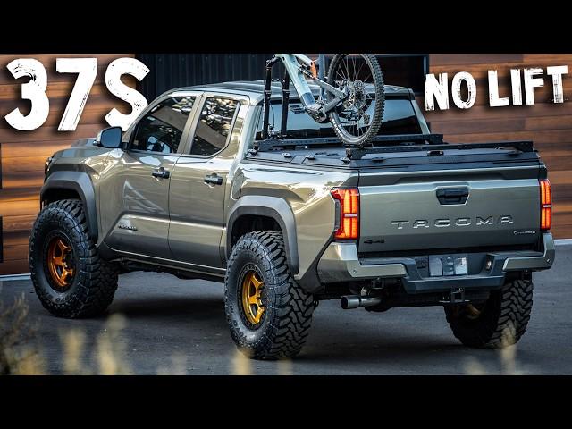 My 2024 Toyota Tacoma On 37" Tires With No Lift - How Does It Do?