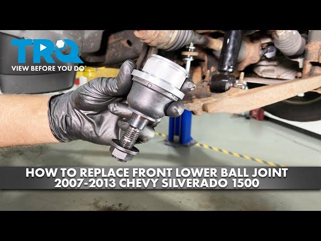 How to Replace Front Lower Ball Joint 2007-2013 Chevy Silverado 1500