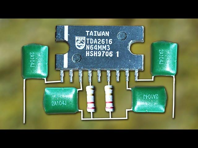 How To Make Hi Fi Stereo Audio Amplifier Circuit Using TDA2616  JLCPCB