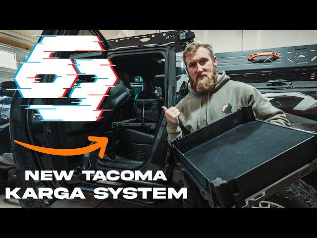 TOYOTA TACOMA BACK SEAT STORAGE! | 63 Industries - Karga System