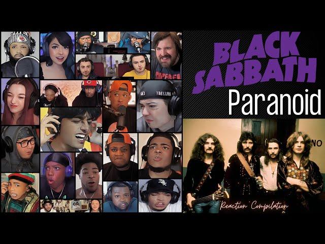 REACTION COMPILATION | Black Sabbath - Paranoid | First Time Mashup