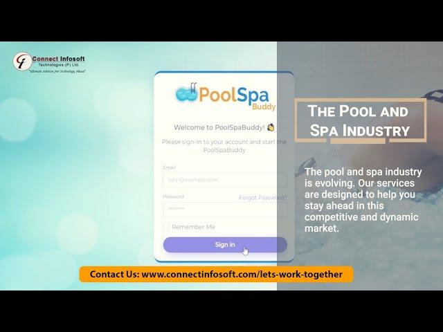 Pool and Spa Management System Development Service By Connect Infosoft Technologies Pvt.Ltd
