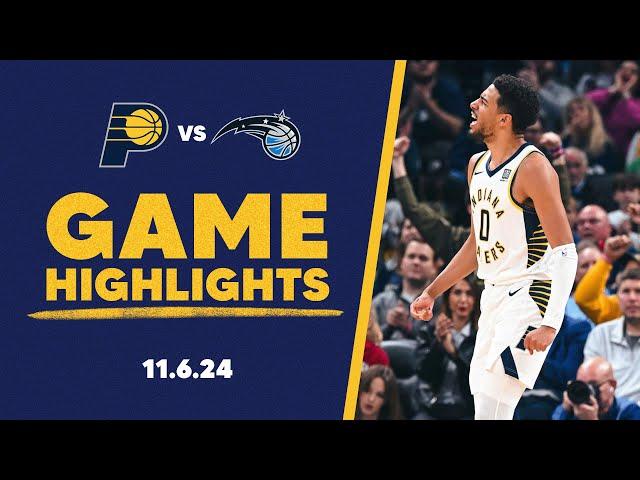 Indiana Pacers Highlights vs Orlando Magic | November 6, 2024