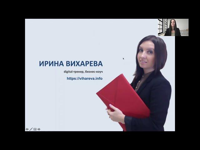 Видеовизитка бизнес-тренер Ирина Вихарева