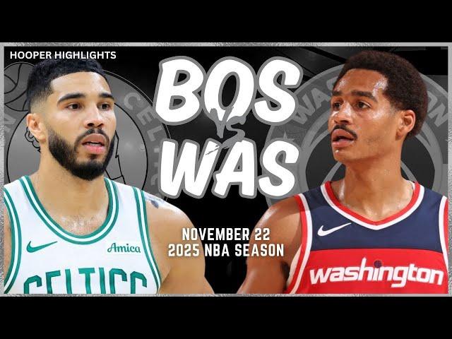 Boston Celtics vs Washington Wizards Full Game Highlights | Nov 22 | 2025 NBA Season