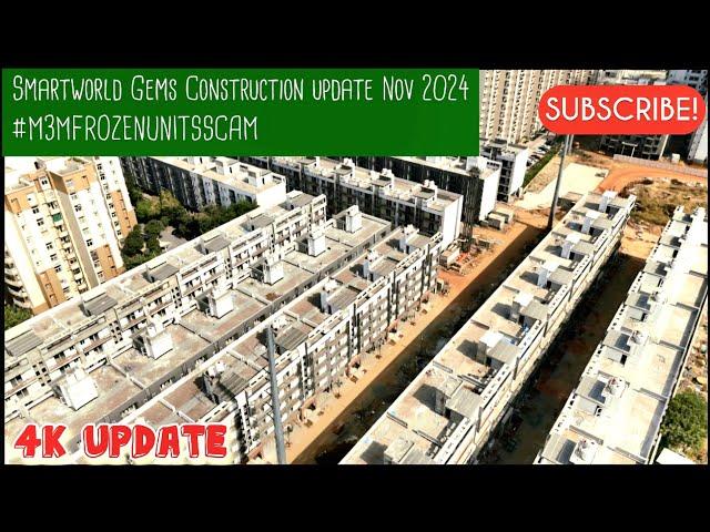 Smartworld Gems/M3M Soulitude Sec 89, Gurgaon Nov 2024 Construction update #m3m #Smartworld