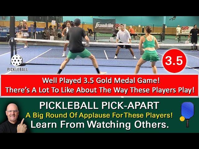 Pickleball! Unveiling the Secrets!  What Makes These Players Such Good 3.5 Players?  Watch And See!