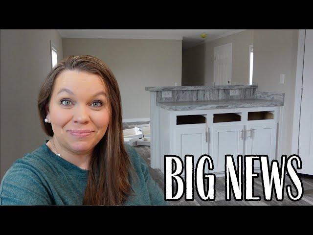 Christmas and BIG NEWS || MOBILE HOME SHOPPING