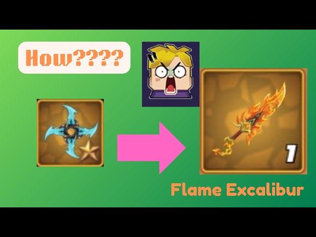 New cross to flame Excalibur??? How#skyblockupdate #skyblock #blockmango #viralvideo