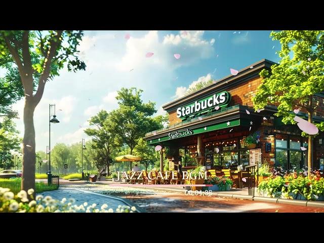 스타벅스 커피숍 음악  최고의 재즈 음악 재생 목록 2024로 효율적으로 일하고 공부하기 | The Best Starbucks Coffee Shop Music 2024 