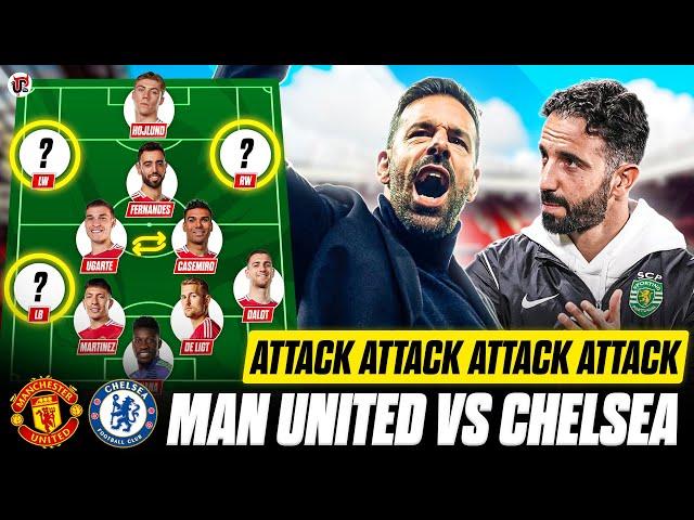 Ruud's Amorim Ambition, Hojlund & Amad START? | MAN UTD vs CHELSEA Starting XI & Preview