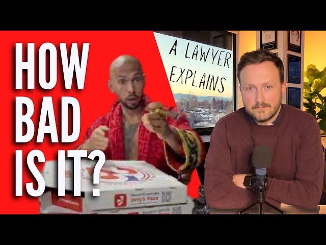 Andrew Tate's Legal Troubles - A Lawyer Explains