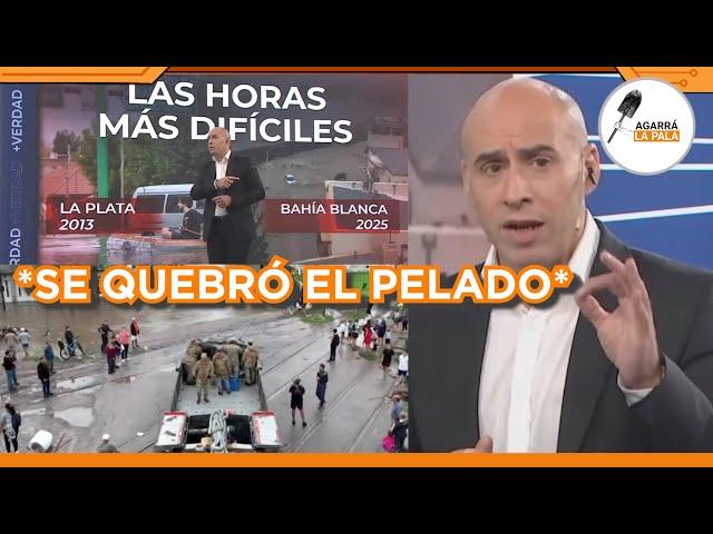 EL PELADO TREBUCQ AL BORDE DE LAS LÁGRIMAS POR LA TRAGEDIA DE BAHÍA BLANCA: "PERSONAS DESAPARECIDAS"