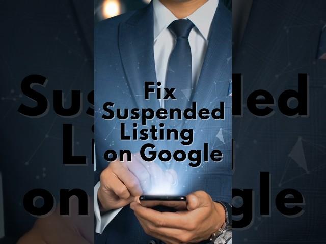 Fix Suspended Business Profiles | Google My Business Suspended | Fix Suspended Listing on Google