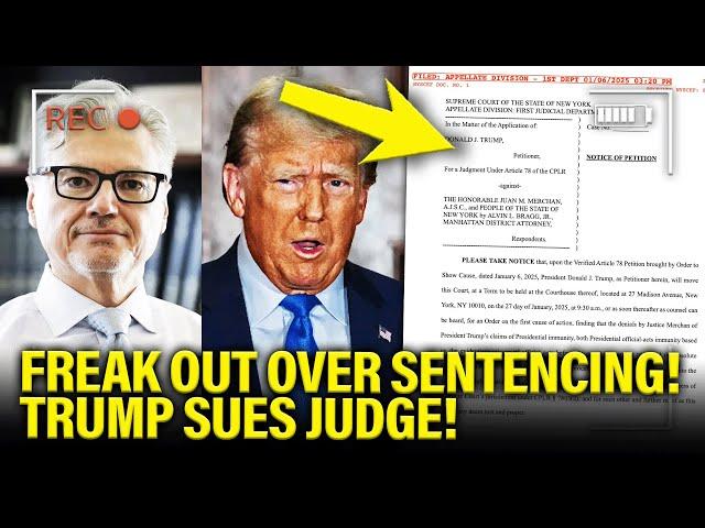 Trump GETS DESPERATE over HIS Sentencing..SUES JUDGE