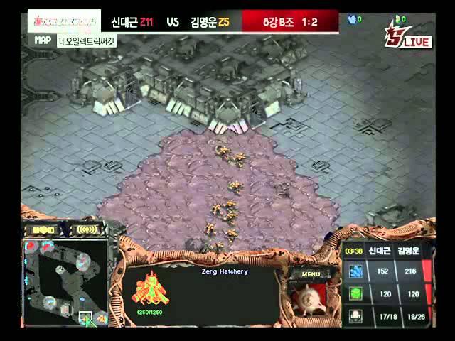 [온게임넷] tving 스타리그 2012 8강 B조 4경기 김명운 vs 신대근