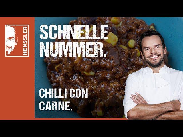 Schnelles Chili Con Carne -Rezept von Steffen Henssler