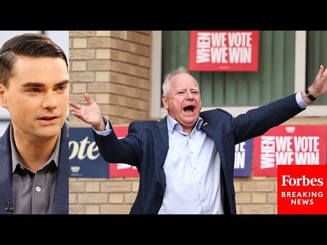 Ben Shapiro Tees Off On 'Human Inflatable' Tim Walz And Doug Emhoff