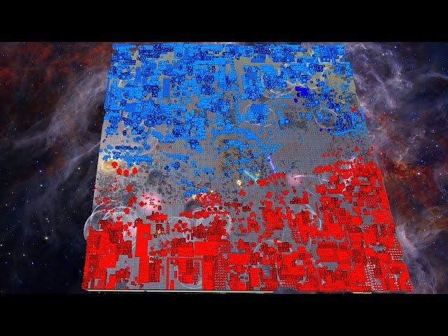 MASSIVE RTS BATTLES - 35vs35 Players LIVE! Beyond All Reason