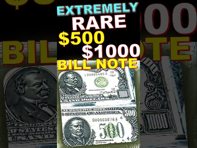 Rare $500 and 1000$ Bill Note at Pawnshop
