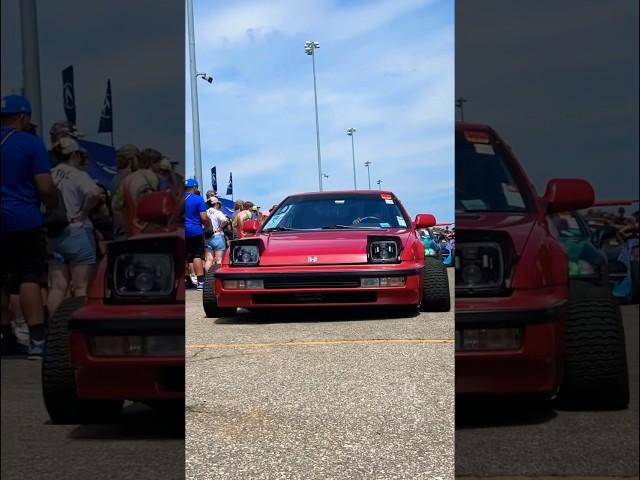 Mowing Down Stereotypes: Honda Prelude on Lawn Mower Tires! #hday