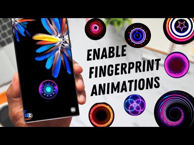 Enable FINGER PRINT ANIMATIONS on Android/Samsung Galaxy Phones!