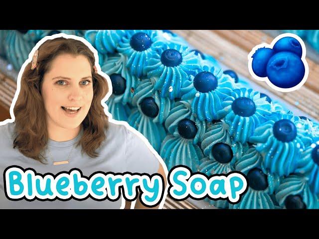 Blueberry Cream Soap + The Duchess is Joined By A Special Guest | Royalty Soaps