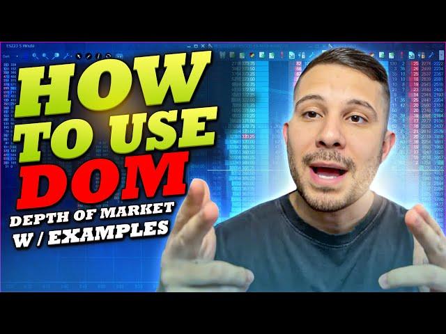 How to Use Depth of Market DOM to Scalp Trade - Live Futures Trade Examples