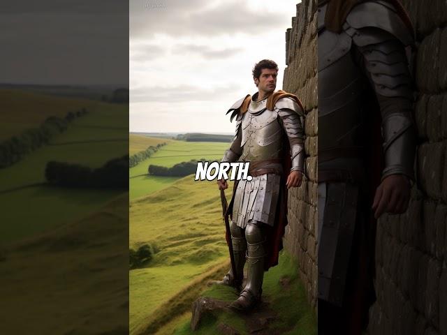 Hadrian's Wall: Rome's Protective Barrier in Britain #shorts #hadrian #romanempire