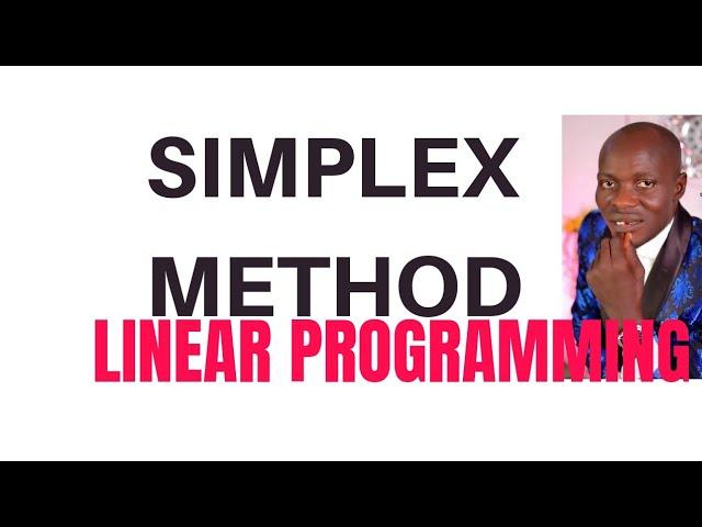 Linear Programming: Simplex Method : Performance Management /Math/ Operation Research / Statistics