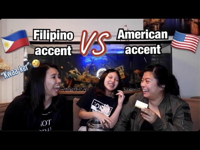 Filipino vs American Accent challenge | The BigJess Show ft. CJ