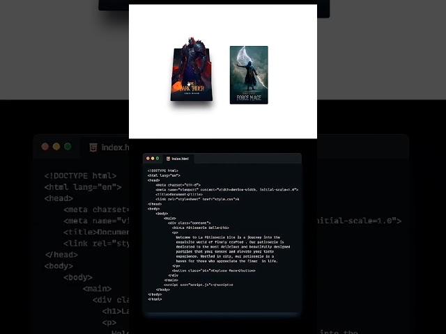 This 3D card hover effect will blow your mind!.