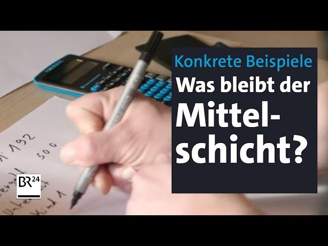 Lohn, Steuern und Abgaben: Wie geht es Angehörigen der Mittelschicht? | Kontrovers | BR24