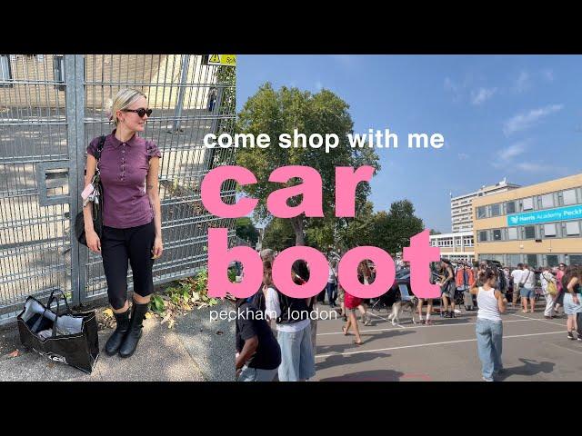 come car boot shopping with me