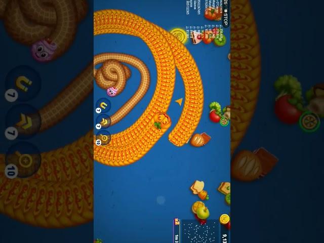 biggest rank snake killer #wormszone #gameplay #snake #killer #ff #viral #shorts  subscribe me plz