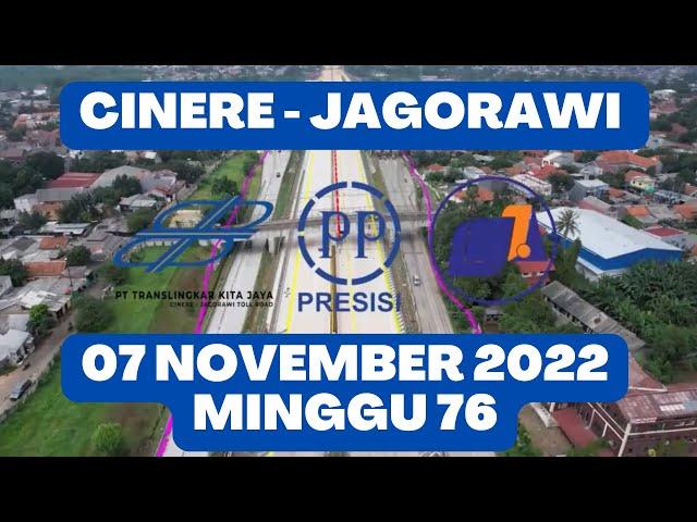 PROGRES TOL CIJAGO SEKSI-3 AWAL NOVEMBER 2022 DENGAN DRONE #TOLCIJAGOSEKSI3 #TOLCIJAGO