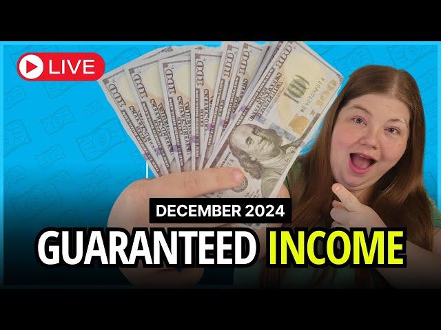 New Guaranteed Income Programs for December 2024