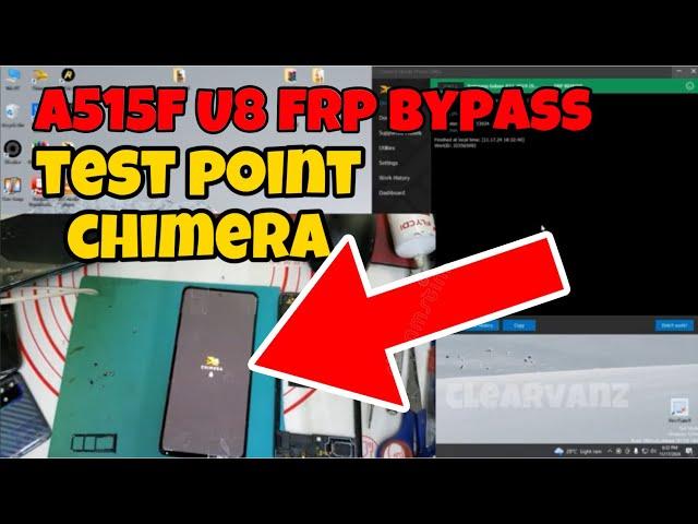 Samsung Galaxy A51 FRP Bypass via chimera testpoint U8