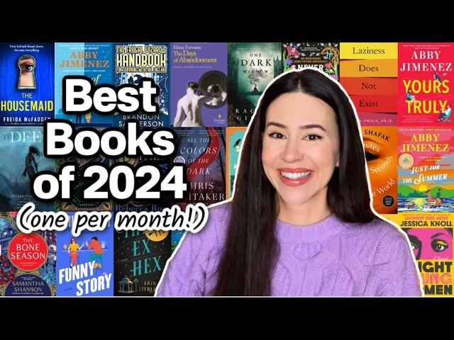 Best Books I've Read in 2024... per month! || Reviews & Recommendations